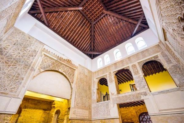 An inside view of Cordoba's synagogue