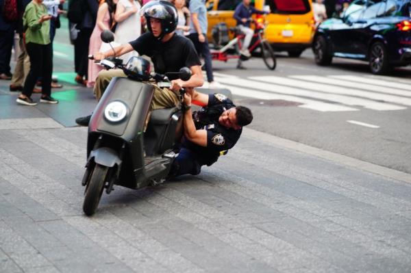 Times Square Public Safety, MidtownSouth and Midtown North precincts conducted a joint Moped Operation