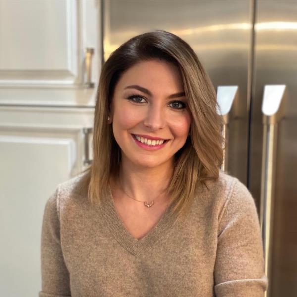 Rana Abbasova poses for a portrait.