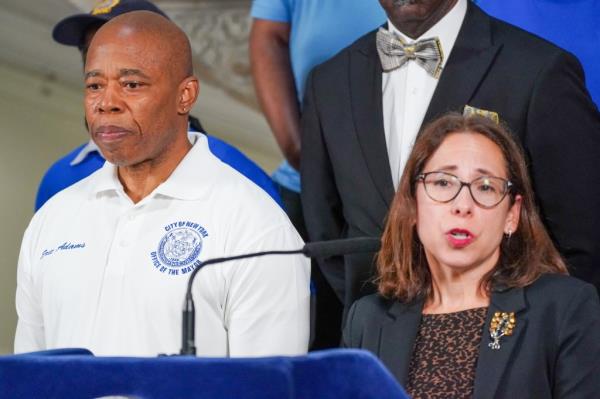 Mayor Eric Adams and his former Chief Counsel Lisa Zornberg.